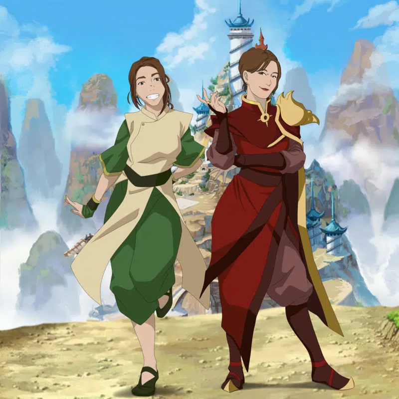 Anime-inspired portrait art drawing, dynamic avatar style, featuring a close-up portrait.